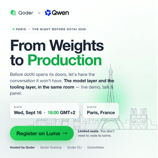 Qoder Paris Night: From Weights to Production