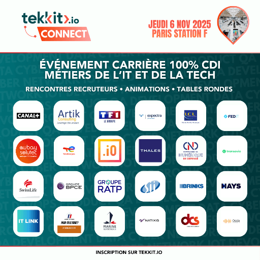Tekkit Connect 💫 The big evening event dedicated to careers in tech - Station F