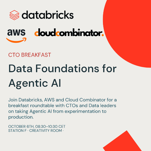 Data Foundations for Agentic AI | Breakfast with Databricks x AWS x Cloud Combinator