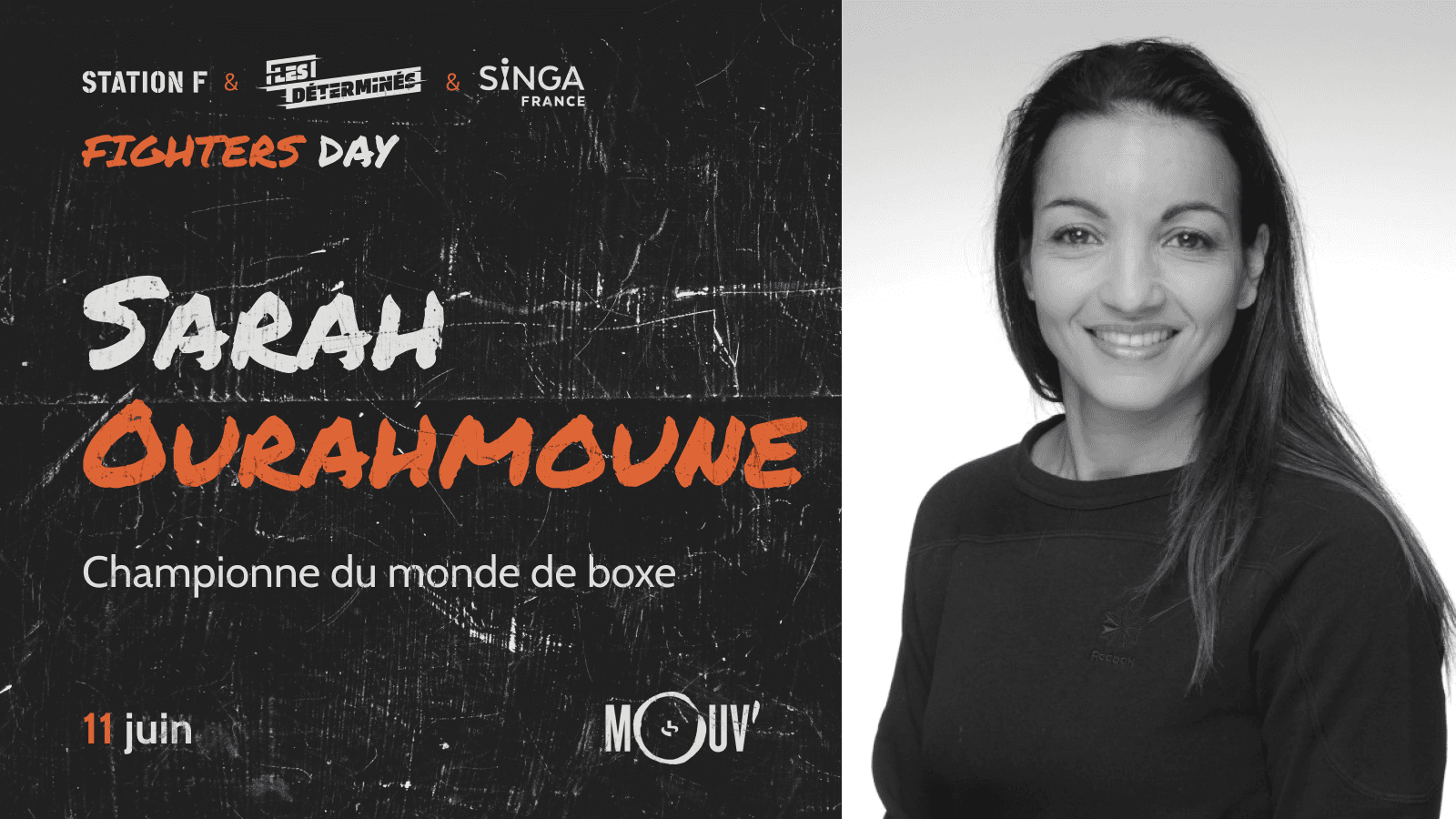 Sarah Ourahmoune, vice-championne olympique de boxe, sera à STATION F pour Fighters Day, le 11 juin