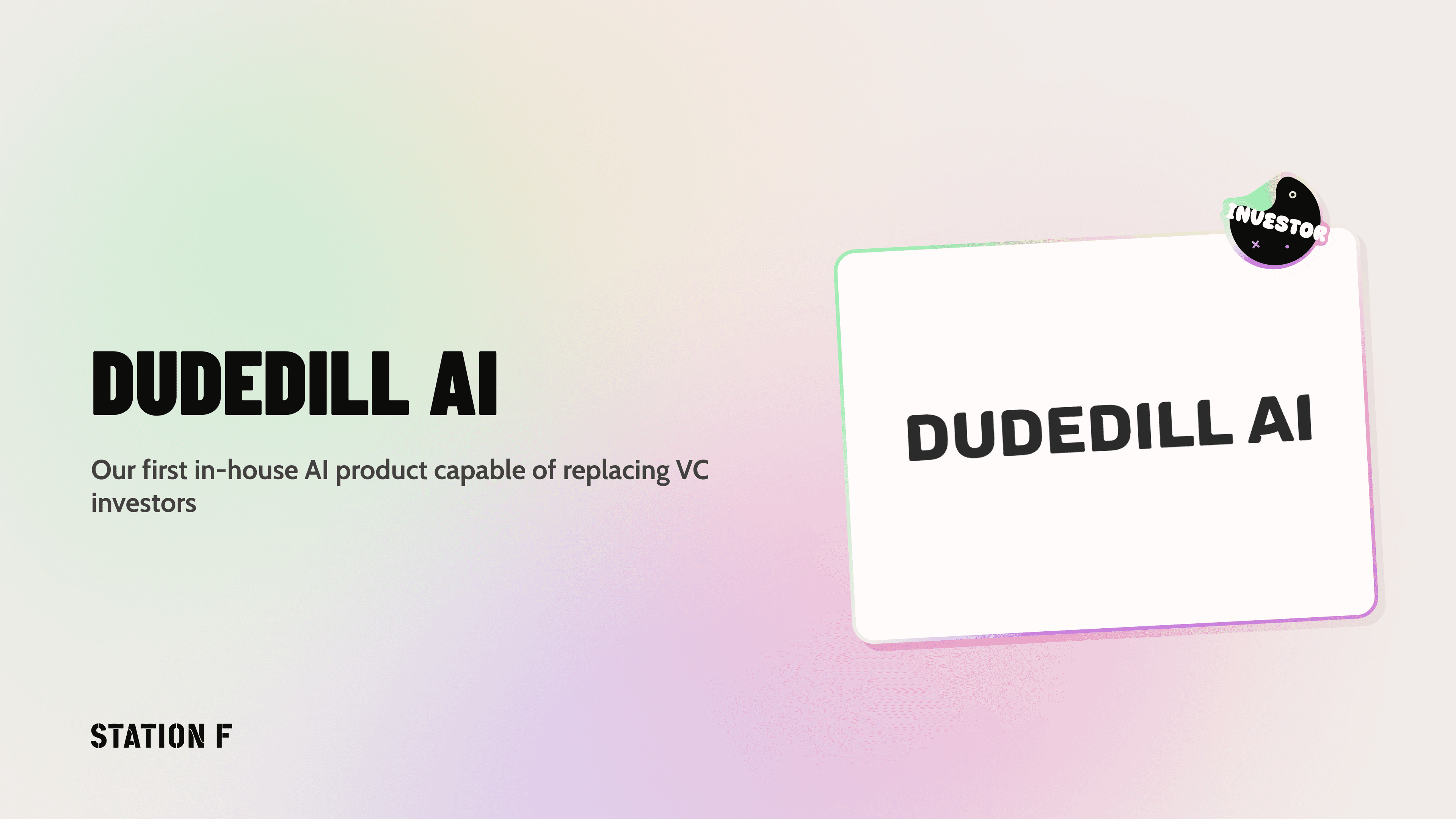 STATION F announces first in-house AI product able to replace VC