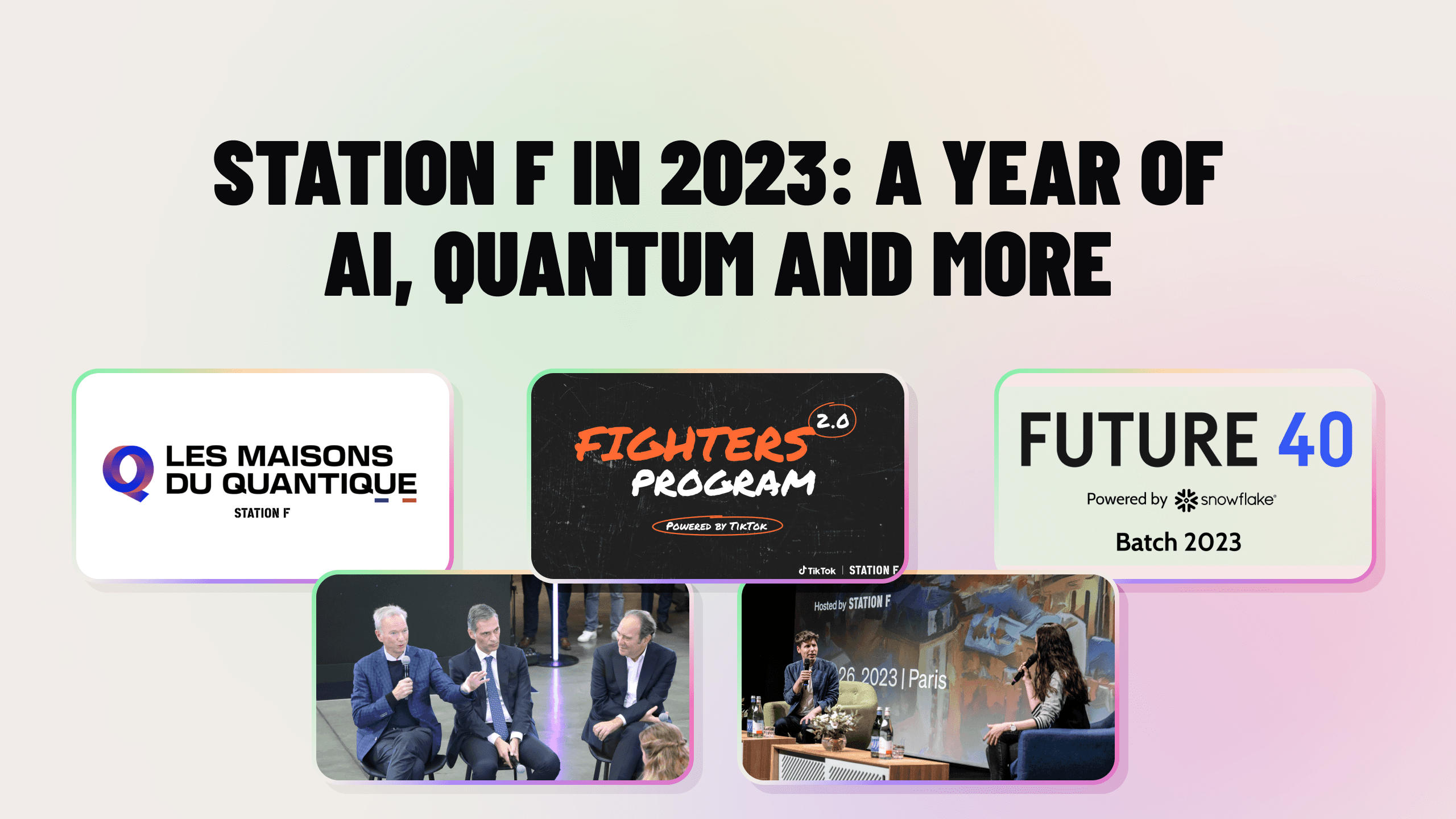 STATION F in 2023: A year of AI, Quantum and more