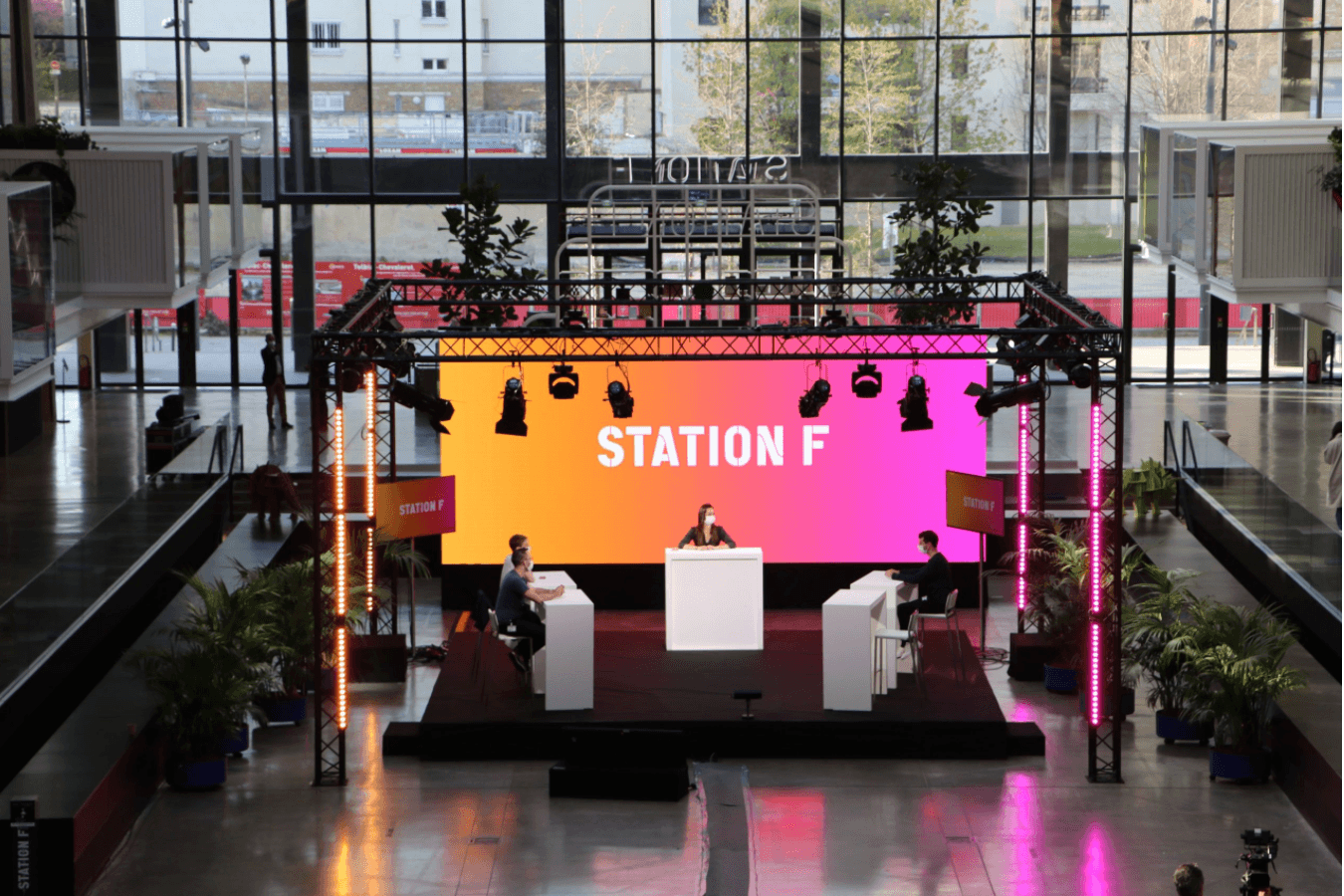 STATION F opens a new 275sq.m TV recording studio at the heart of its campus