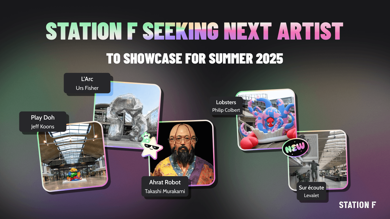 STATION F seeking next artist to showcase for summer 2025