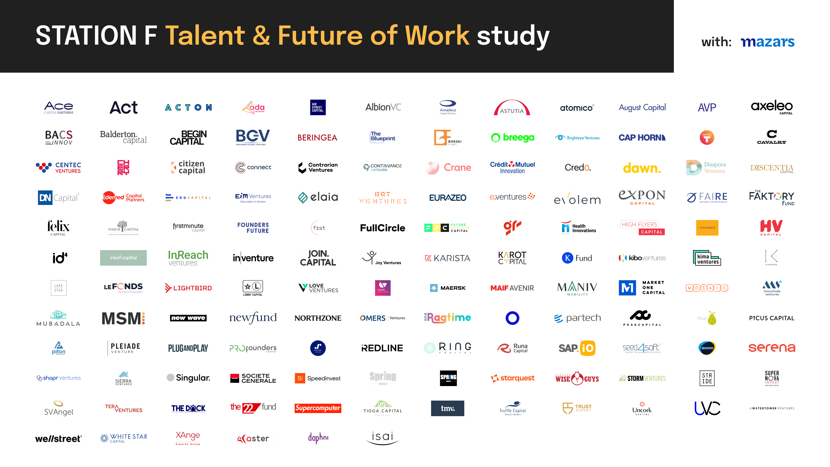 STATION F teams up with 180+ VC funds for a comprehensive study on Talent & Future of Work