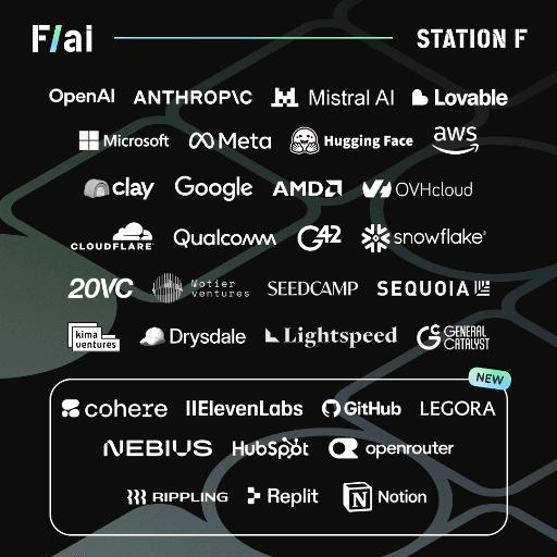 STATION F’s F/ai Program kicks off batch 2 with new partners Cohere, Notion, Replit & Legora