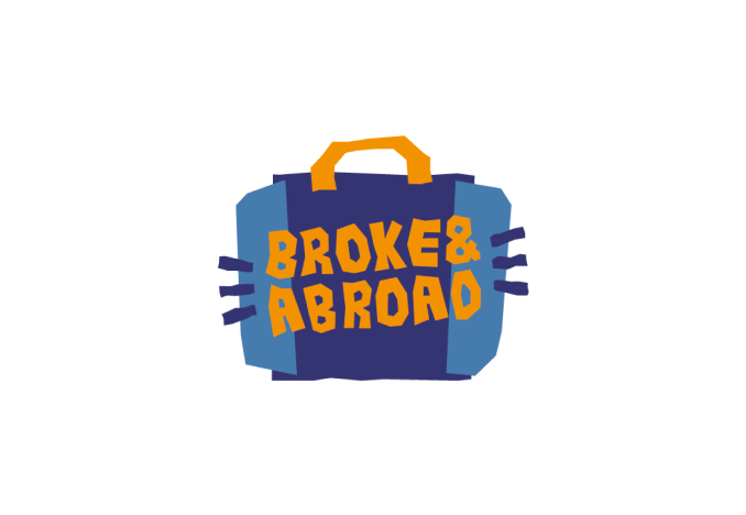 Broke and Abroad logo